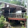 空き家バンク【売買】350万円 岐阜県中津川市福岡 緑豊かな場所 ウッドデッキ・駐車場付き2LDK2階建別荘 水洗トイレ 吹抜け・井戸・囲炉裏有